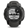 Garmin Instinct 2X Solar Graphite / Noir - 50 mm - Montre intelligente robuste pour les aventures multisports et à énergie solaire