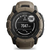 Garmin Instinct 2X Solar Tactical Edition Coyote Tan / Brown - 50 mm - Montre intelligente tactique robuste pour les aventures multisports et alimentées à l'énergie solaire