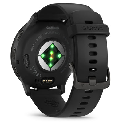 Garmin Venu 3 Noir - 45 mm - Montre intelligente fitness et santé