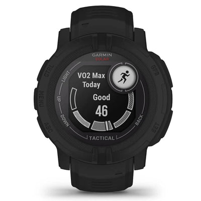 Garmin Instinct 2 Solar Tactical Edition Zwart - 45 mm - Robuuste tactische smartwatch voor multisport & avontuur op zonne-energie