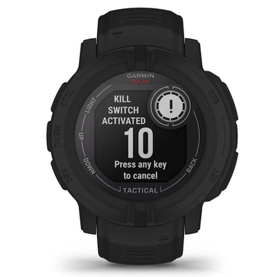 Garmin Instinct 2 Solar Tactical Edition Zwart - 45 mm - Robuuste tactische smartwatch voor multisport & avontuur op zonne-energie