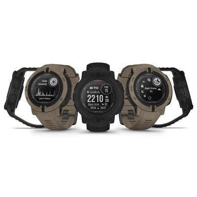 Garmin Instinct 2 Solar Tactical Edition Zwart - 45 mm - Robuuste tactische smartwatch voor multisport & avontuur op zonne-energie