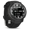 Garmin Instinct Crossover Black – 45 mm – Robuste Hybrid-Smartwatch für Multisport &amp; Abenteuer