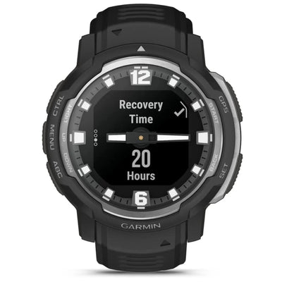 Garmin Instinct Crossover Black – 45 mm – Robuste Hybrid-Smartwatch für Multisport &amp; Abenteuer