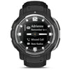 Garmin Instinct Crossover Black – 45 mm – Robuste Hybrid-Smartwatch für Multisport &amp; Abenteuer