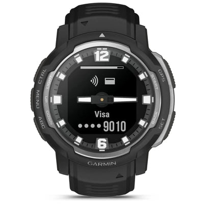 Garmin Instinct Crossover Black – 45 mm – Robuste Hybrid-Smartwatch für Multisport &amp; Abenteuer