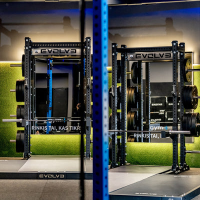 Gewichthefplatform voor power rack - Evolve Fitness WPIN-400 (kunsthout uitvoering) - 405x305x10 cm