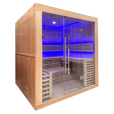 Luxe Finse stoomsauna voor 6 personen - Holl's Utopia 6 (8 kW)