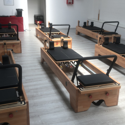 Reformer Pilates en bois - Bois de hêtre - Pilates corps et exercice P001