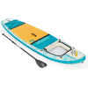 SUP-Board-Set – Hydro Force Panorama – mit Sichtfenster &amp; Zubehör – 340 x 89 x 15 cm