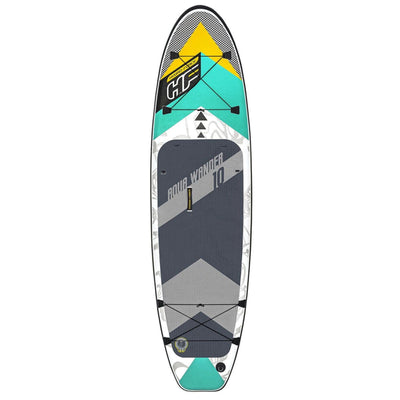 SUP-Board-Set – Hydro Force Aqua Wander TravelTech Convertible – mit Kajaksitz und Zubehör – 305 x 84 x 12 cm