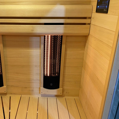 Sauna Combi Hybride (infrarouge et vapeur) pour 4 personnes - Holl's Hybrid Combi Sauna