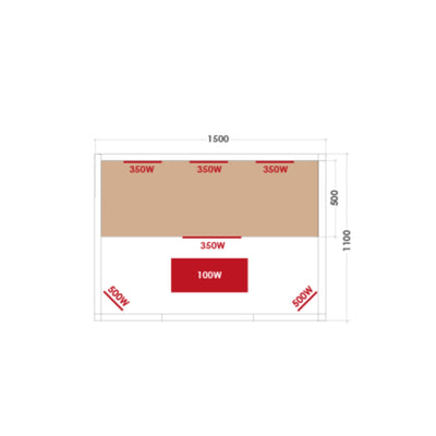 Sauna infrarouge pour 3 personnes - Holl's PureWave 3