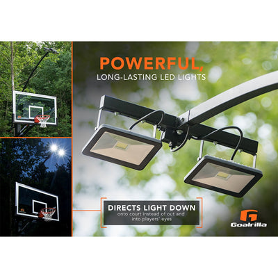 Beleuchtung für in den Boden eingelassene Basketballkörbe – Goalrilla LED Hoop Light