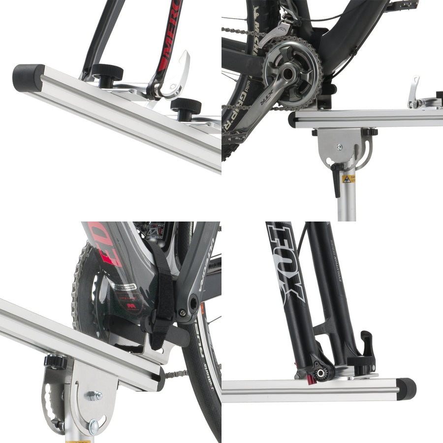 Minoura RS-1800 Support de travail et de réparation à 3 pieds pour vélos (de course) - pliable 