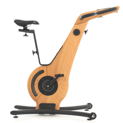 NOHRD Bike V2 Kersen Indoor Fiets met geintegreerd toucscreen - Kersenhout - Gratis installatie