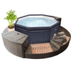 Jacuzzi en saillie avec mobilier NetSpa Octopus pour 5/6 personnes