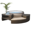 NetSpa Vita Premium opbouw jacuzzi met meubelset voor 5/6 personen