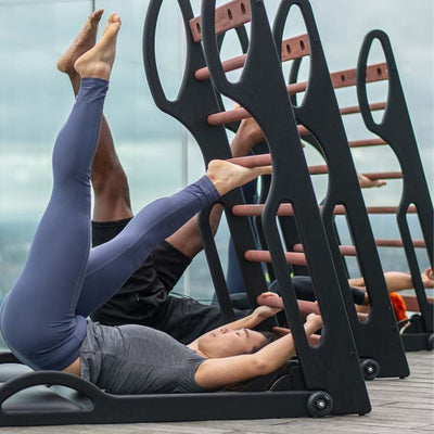 NOHRD Elasko Eiken - Verstelbaar frame voor stretching & balanstraining - Eikenhout