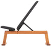 NOHRD Weight Bench Cherry - Banc de musculation réglable - Bois de cerisier