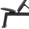 NOHRD Weight Bench Zwart / All Black - Verstelbare halterbank - Gebeitst eikenhout