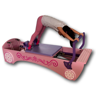 Reformer Pilates en bois pour enfants - 100% réglable - Body &amp; Exercise Pilates RK01