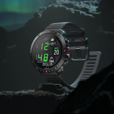 Polar Grit X2 Pro Stone Grey - Montre multisport et extérieur haut de gamme SL