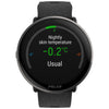 Polar Ignite 3 Titanium zwart (silicone black) - Premium Multisport Horloge S-L