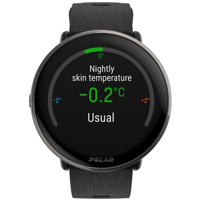 Polar Ignite 3 Titanium zwart (silicone black) - Premium Multisport Horloge S-L