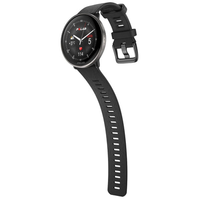 Polar Ignite 3 Titanium schwarz (Silikon schwarz) - Premium Multisportuhr SL