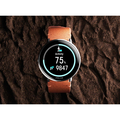 Polar Ignite 3 Titanium marron avec bracelet en cuir - Montre multisport Premium SL