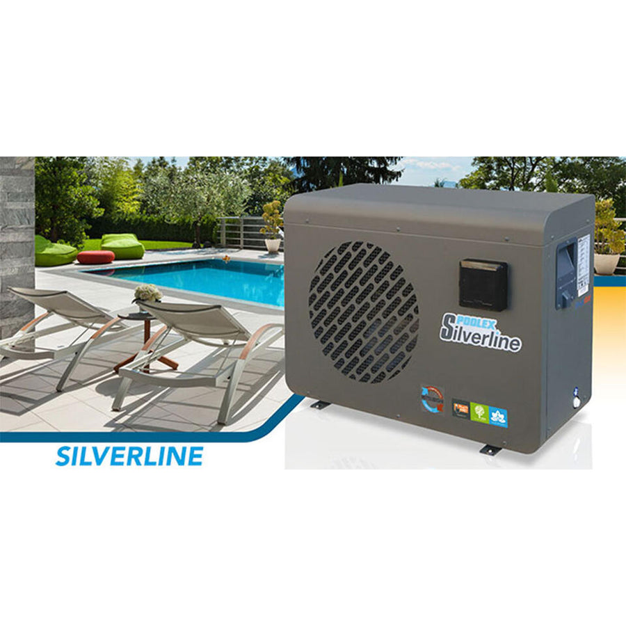 Poolex Silverline 120 (R32) Wärmepumpe für Schwimmbäder bis 45-65 m3