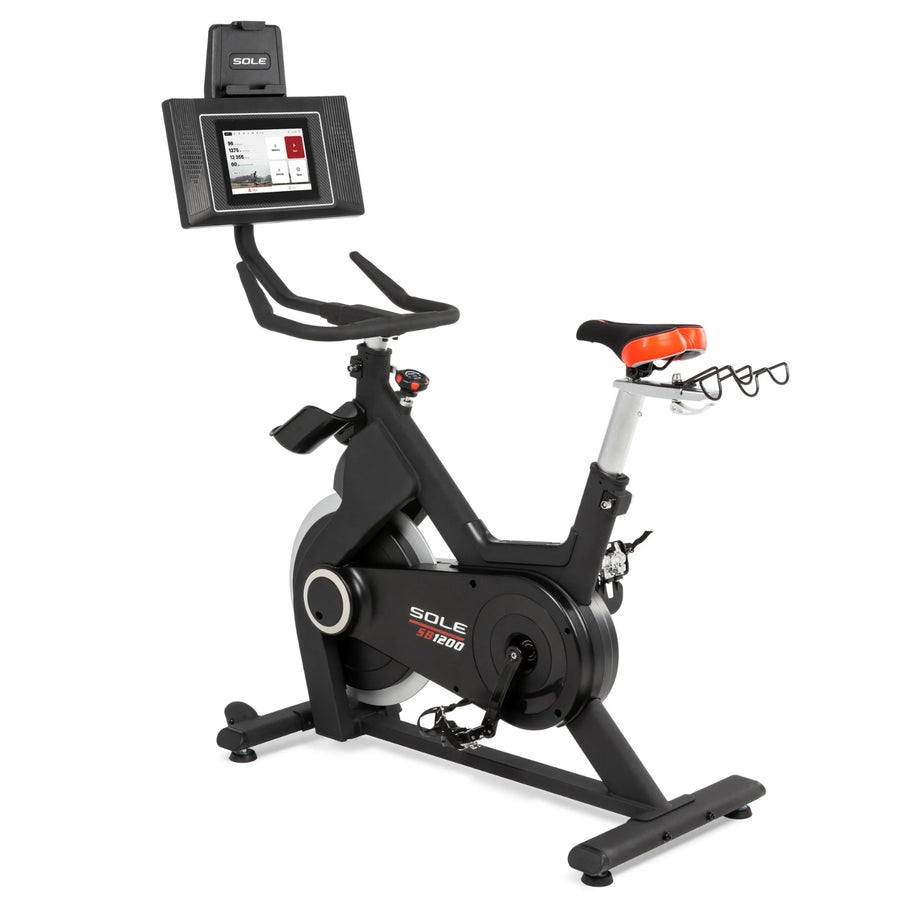 Vélo de spinning Sole Fitness SB1200 avec console de divertissement 10,1" - 1 mois gratuit CycleMasters®