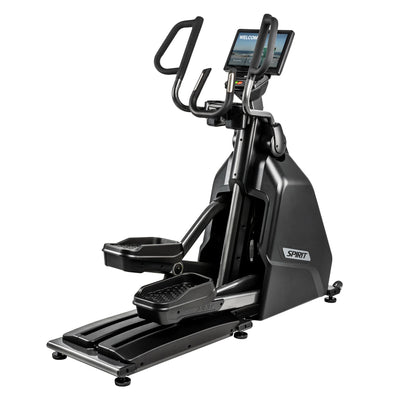 Spirit Fitness CE1000ENT Phantom - Vélo elliptique professionnel avec écran de divertissement tactile