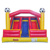 Avyna Happy Bounce Springkussen - Double Slide and Fun Boys (pvc)  – 4 personen