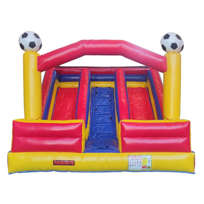 Château gonflable Avyna Happy Bounce - Double Toboggan et Fun Boys (PVC) - 4 personnes