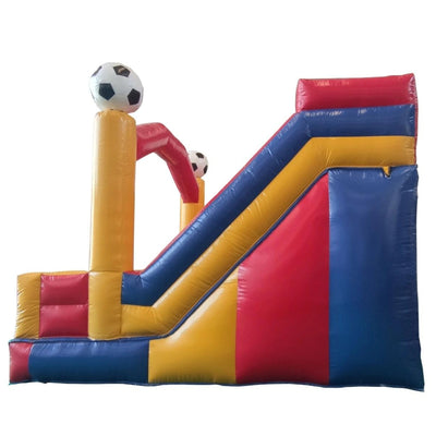 Avyna Happy Bounce Hüpfburg – Doppelrutsche und Fun Boys (PVC) – 4 Personen