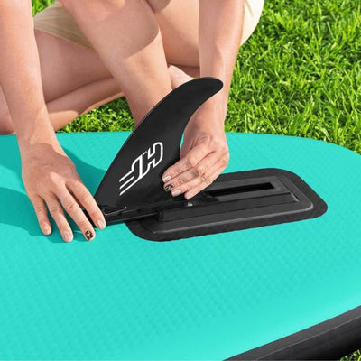 SUP-Board-Set – Hydro Force Breeze Panorama – mit Sichtfenster &amp; Zubehör – 305 x 84 x 12 cm