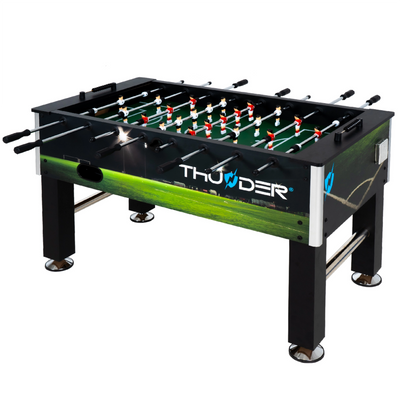 Tafelvoetbaltafel - Thunder Green Pitch 5FT - 140.5cm x 77cm x 86.5cm