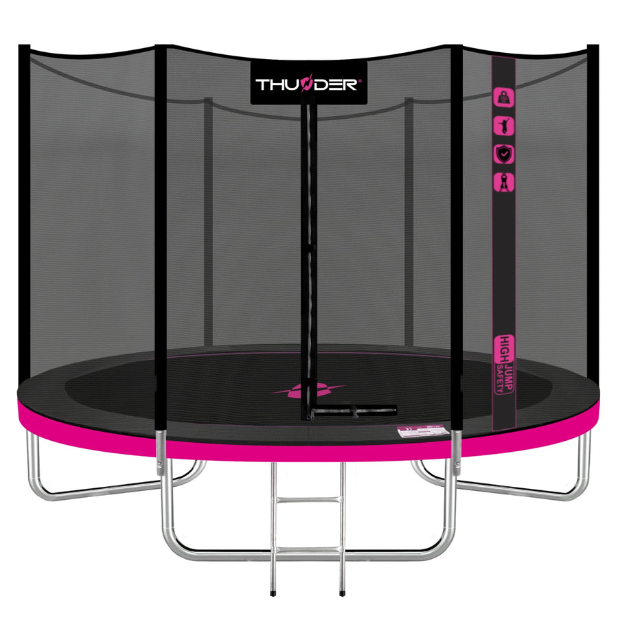 Thunder Epic opbouw trampoline rond (Ø305 cm) met net - 2 kleuren