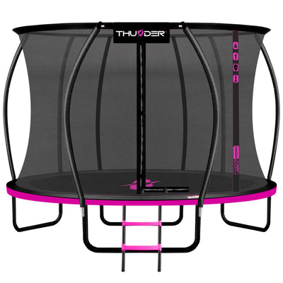 Thunder Superb opbouw trampoline rond (Ø366 cm) met net - 2 kleuren