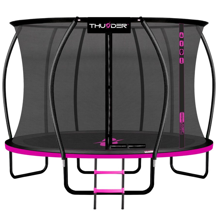 Thunder Superb opbouw trampoline rond (Ø366 cm) met net - 2 kleuren