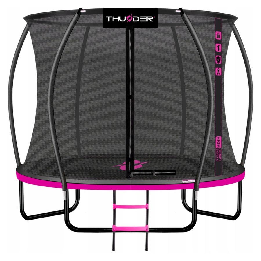 Thunder Superb opbouw trampoline rond (Ø244 cm) met net - 2 kleuren