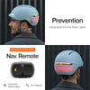 Unit 1 Faro Stingray (Grau Blau / Medium) – Smarter Fahrradhelm mit MIPS und zahlreichen einzigartigen Features