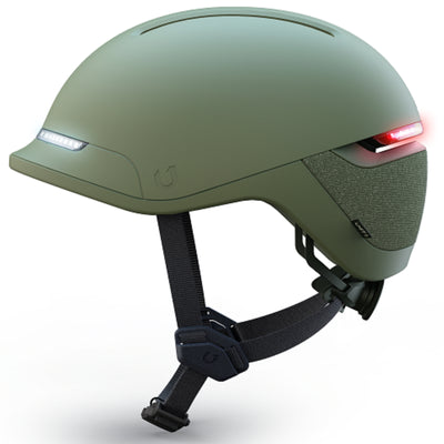 Unit 1 Faro Uniper (Vert / Large) - Casque de vélo intelligent avec MIPS et de nombreuses fonctionnalités uniques