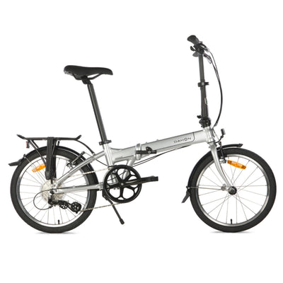 Vouwfiets - Dahon Mariner D8 20" - Quick Silver / Metallic Grijs - 8-speed derailleur - V brakes