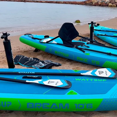 Set de planches SUP - WattSUP Bream 10'6" - avec accessoires et siège de kayak