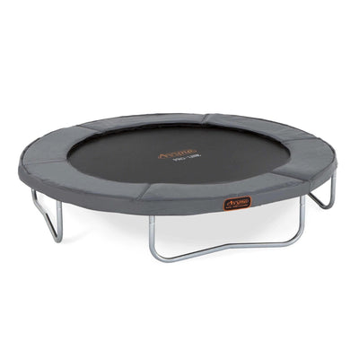 Avyna Pro-Line Aufbautrampolin rund (Ø200 cm) - grau - mit gratis Abdeckung