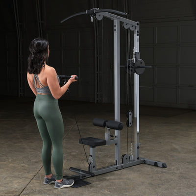 Lat Pulldown & Low Row Machine - Body-Solid GLM83 - Plate loaded