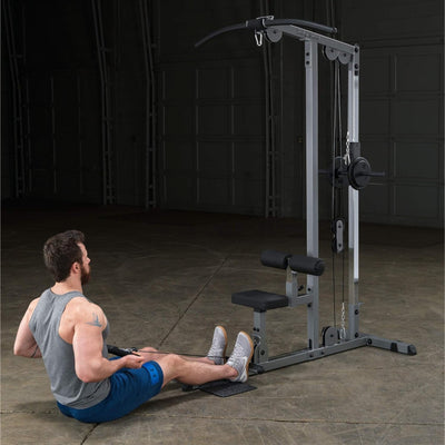 Lat Pulldown & Low Row Machine - Body-Solid GLM83 - Plate loaded